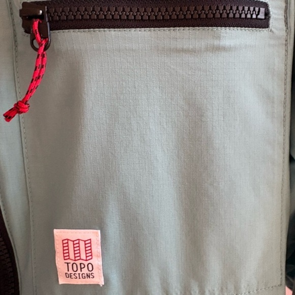 Topo Design primaloft zip hoodie jacket with Park Burger Embroidered on chest. S - Picture 6 of 9